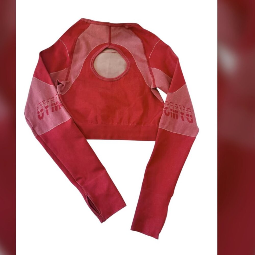 Gymshark Cropped Turbo Seamless Long Sleeve Stret… - image 7